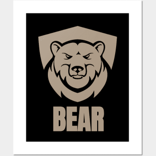 Bear logo Posters and Art
